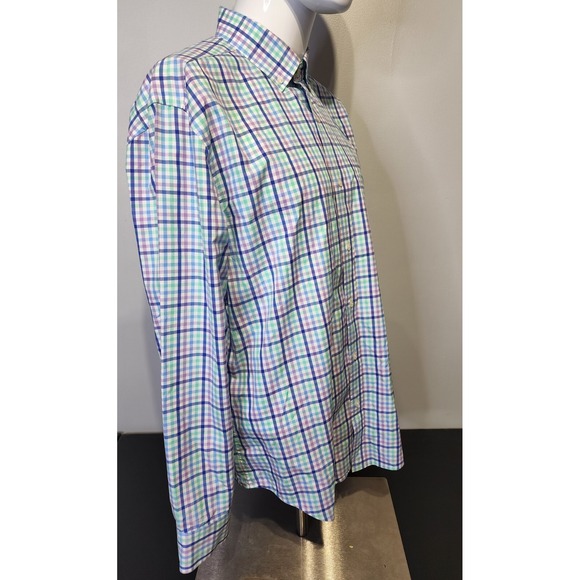 Vineyard Vines Mens Lrg Classic Fit Tucker Shirt Multi-Colored Check Longsleeve - Picture 4 of 9